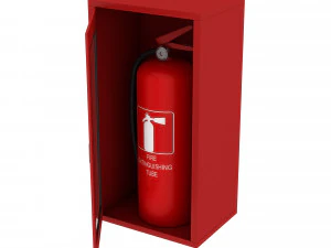 Fire extinguisher model model 3D Model