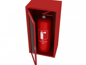 Fire extinguisher model model 3D Model