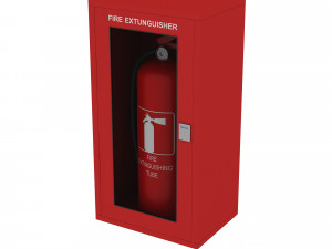 Fire extinguisher model model 3D 모델