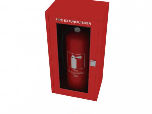 Fire extinguisher model model 3D Model