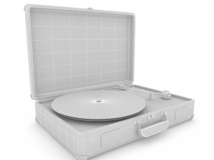 turntables model Modèle 3D