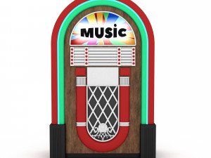 Juke Box 3D Model