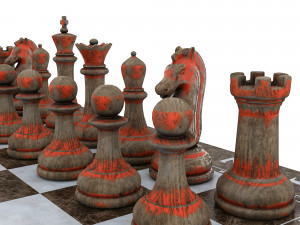 Chess realistic 3D Model