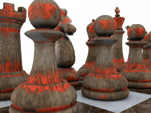 Chess realistic 3D Model