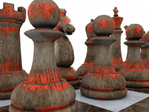 Chess realistic 3D Model