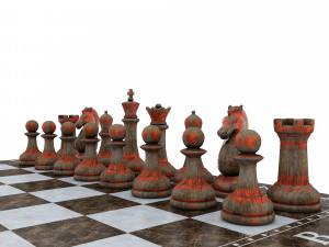 Chess realistic 3D Model