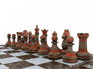 Chess realistic 3D Model