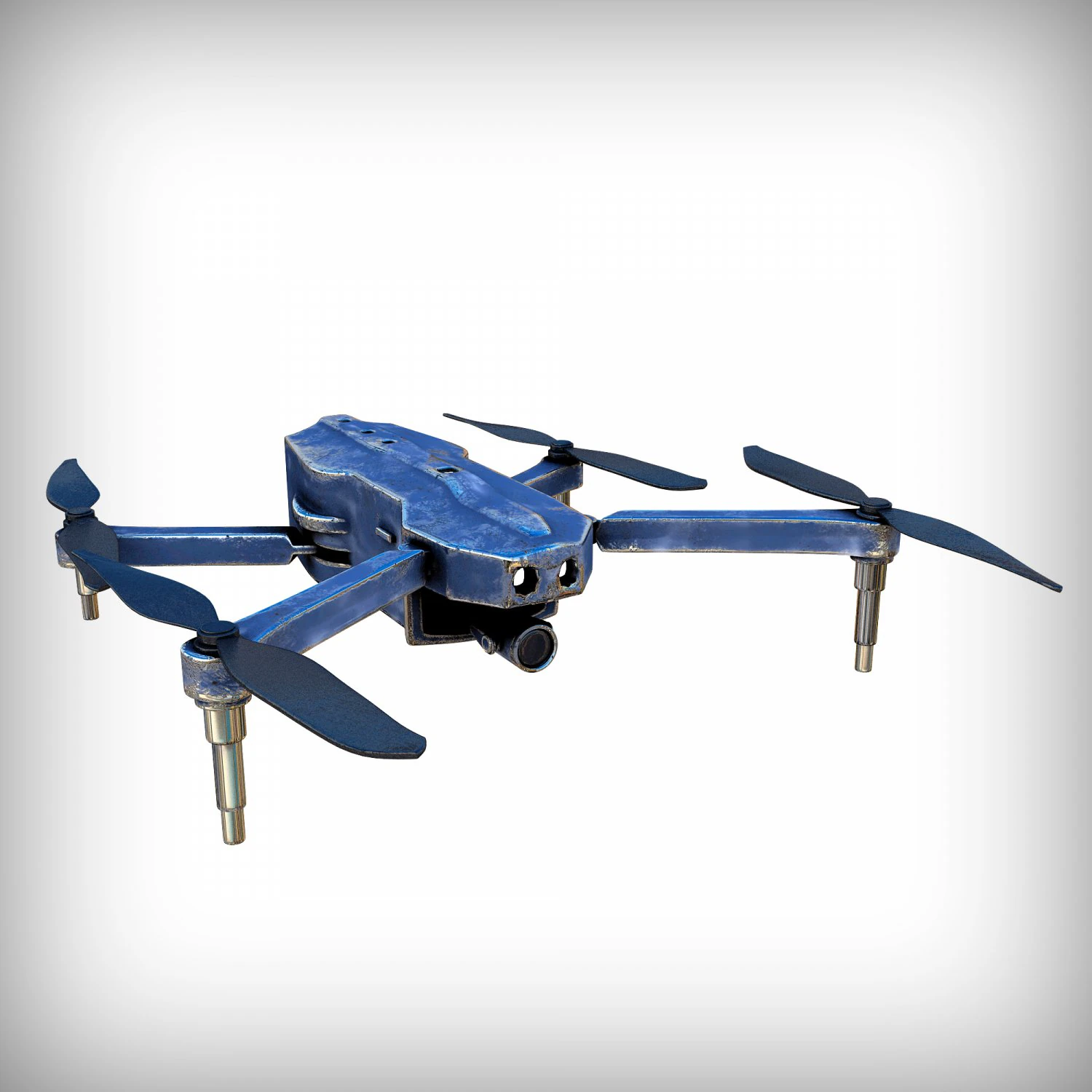 3D old drone 3D Model .c4d .max .obj .3ds .fbx .stl .blend 