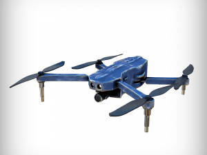 3D old drone 3D Model