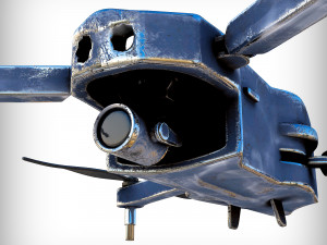 3D old drone 3D Model