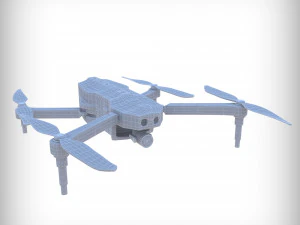 3D old drone 3D Model