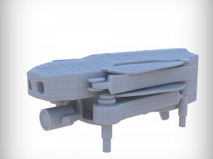 3D old drone 3D Model