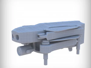 3D old drone 3D Model