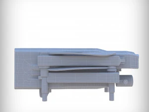 काला ड्रोन 3D मॉडल