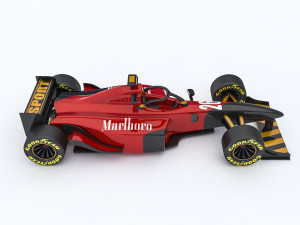Formula 1 car 3D Model