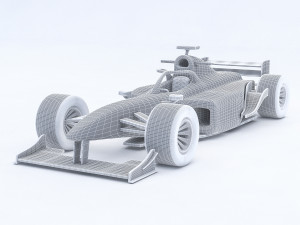 Formula 1 car 3D Model