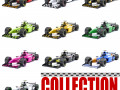 Formula car collection  3D Models