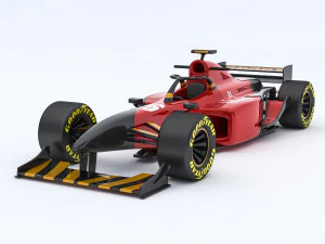 포뮬러 자동차 컬렉션 3D 모델