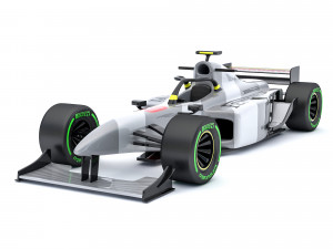 Formula car collection 3D 模型
