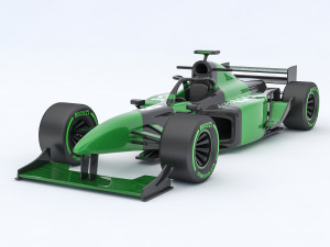 Formula car collection 3D 模型