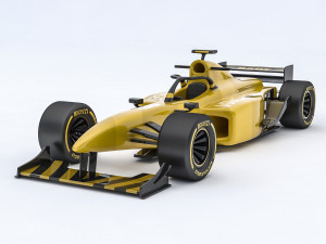 Formula car collection 3D 模型