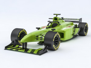 Formula car collection 3D 模型