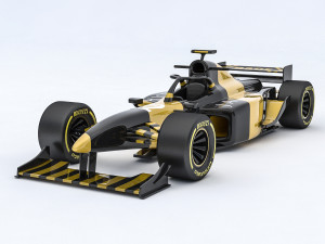 Formula car collection 3D 模型