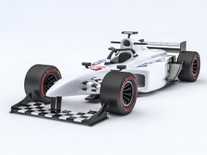 Formula car collection 3D 模型