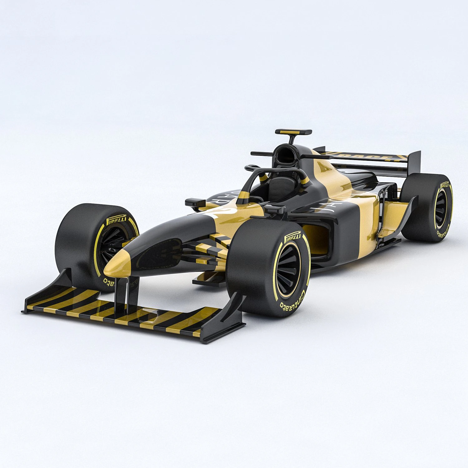 Formula 1 car model 09 3D Model .c4d .max .obj .3ds .fbx .stl .blend 