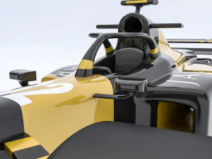 Formula 1 car model 09 3D Model