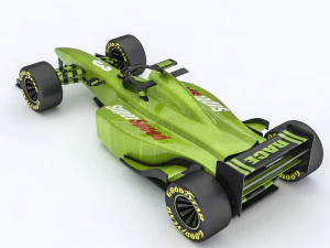 Formula 1 car model 08 3D Model