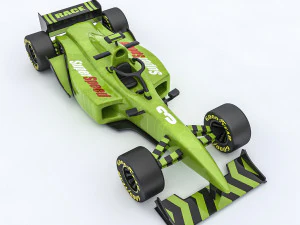 Formula 1 car model 08 3D Model