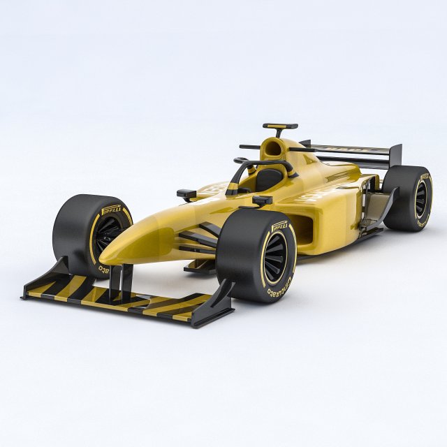 Formula 1 car model 06 3D मॉडल .c4d .max .obj .3ds .fbx .stl .blend 