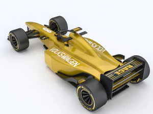 Formula 1 car model 06 3D Model