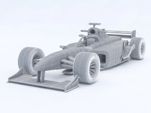 Formula 1 car model 06 3D Model