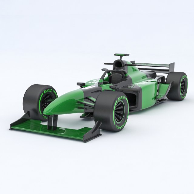 Formula 1 car model 05 Modelo 3D .c4d .max .obj .3ds .fbx .stl .blend 