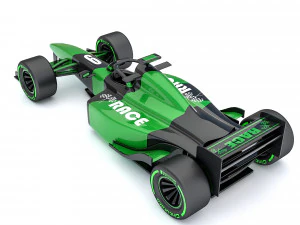 Formula 1 car model 05 3D Model