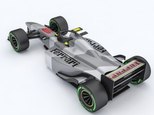 3D Formula 1 car model 04 Modelo 3D