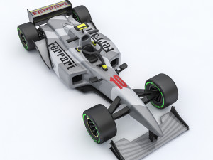 3D Formula 1 car model 04 Modelo 3D
