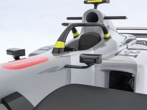 3D Formula 1 car model 04 Modelo 3D