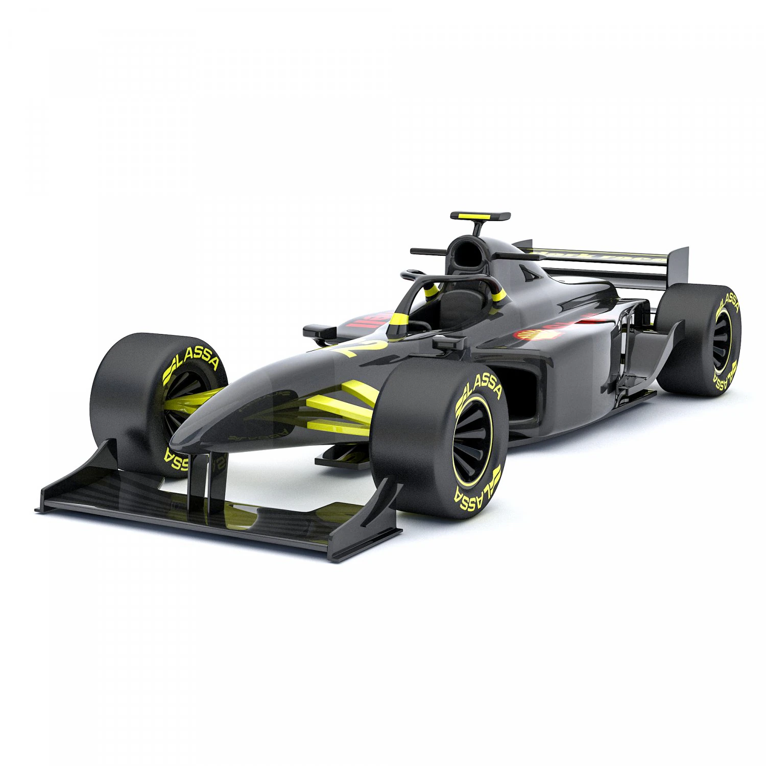 Ormula 1 car model 03 3D Model .c4d .max .obj .3ds .fbx .stl .blend 