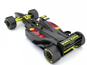Ormula 1 car model 03 3D Model