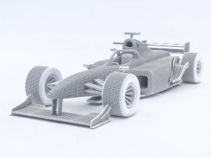 Ormula 1 car model 03 3D Model