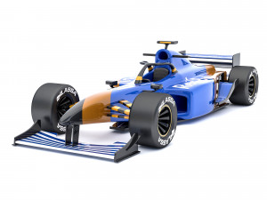 3D Formula 1 car model 02 3D Models