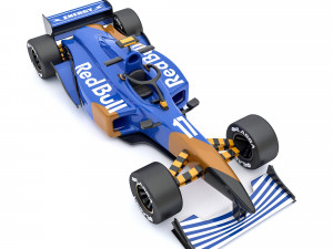 3D Formula 1 car model 02 3D 模型