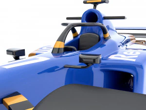 3D Formula 1 car model 02 3D Model
