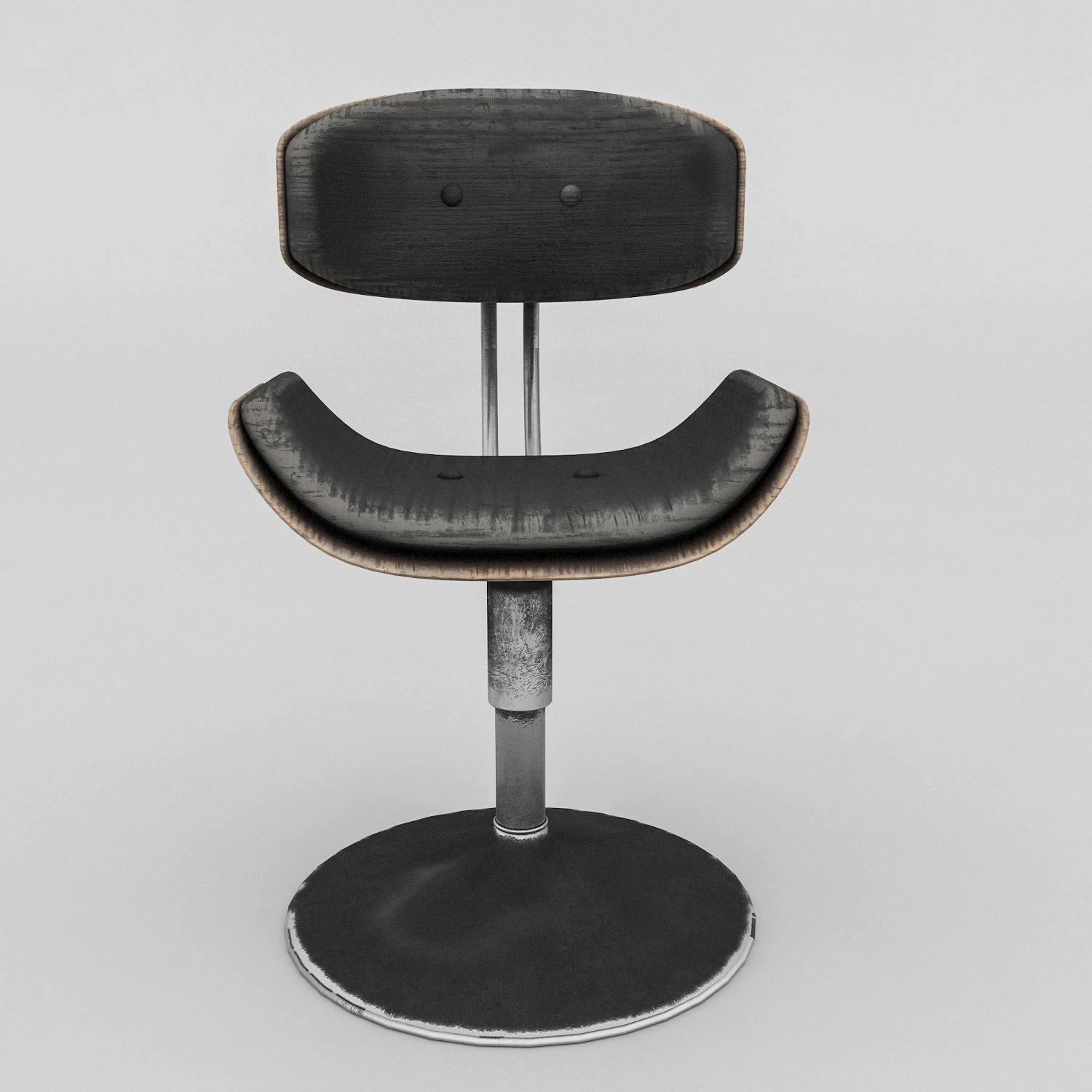 Old chair 3D Model .c4d .max .obj .3ds .fbx .stl .blend 