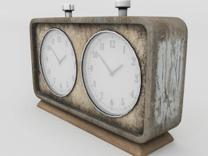 チェスクロックモデル 3Dモデル