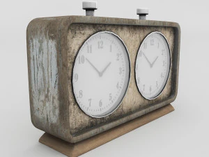 チェスクロックモデル 3Dモデル