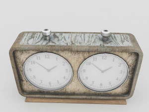 チェスクロックモデル 3Dモデル